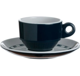 Чашки с блюдцем для эспрессо Marine Business Columbus 6,5х4,7см 6 шт (10254454)